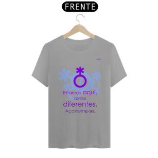 Nome do produto Camiseta Estamos Aqui