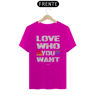 Nome do produto Camiseta Love Who