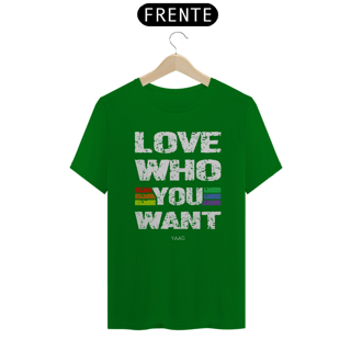 Nome do produto Camiseta Love Who