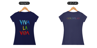Nome do produto COLDPLAY VIVA LA VIDA - BABY LOOK