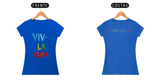 Nome do produto COLDPLAY VIVA LA VIDA - BABY LOOK