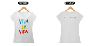 COLDPLAY VIVA LA VIDA - BABY LOOK