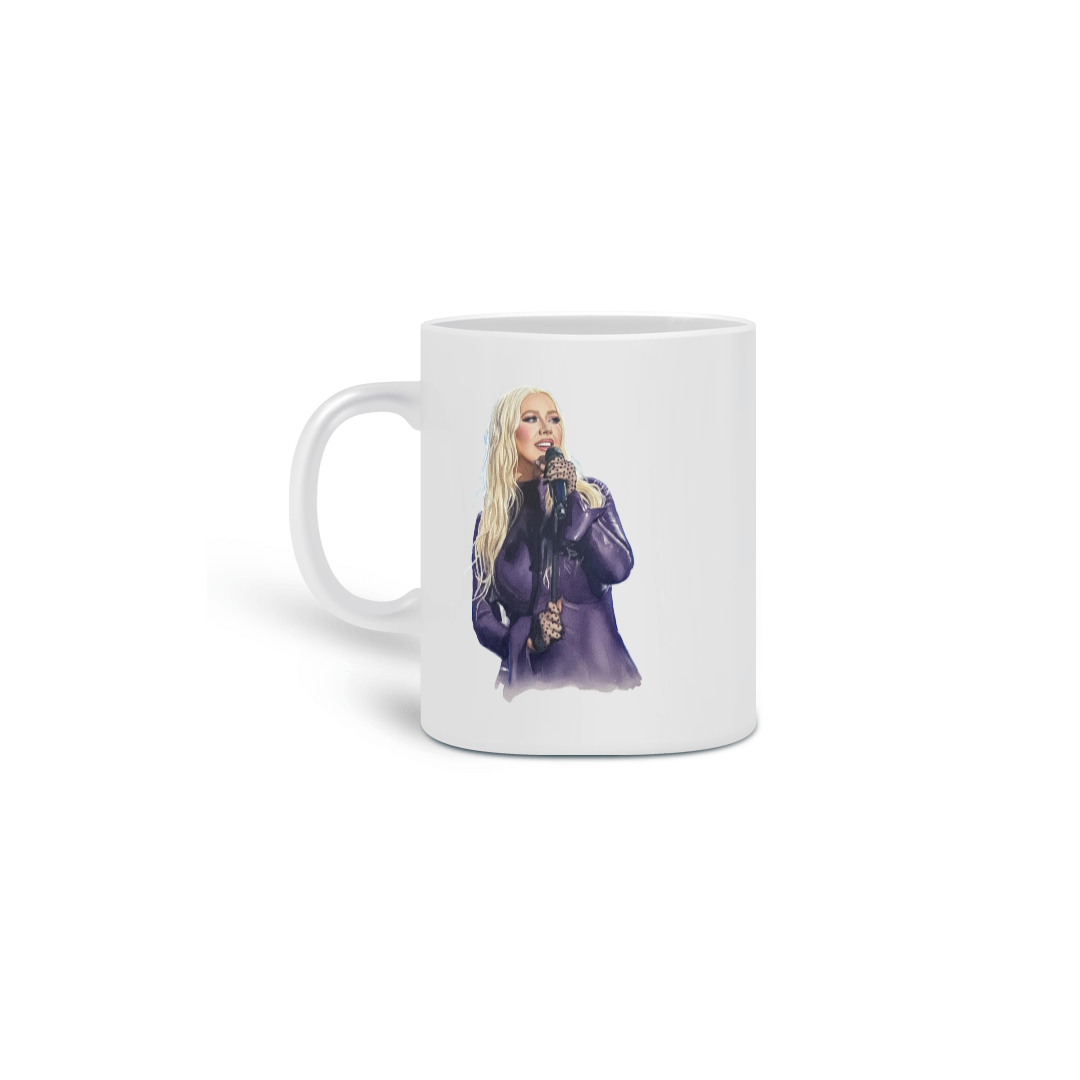 Nome do produto: CHRISTINA AGUILERA - CANECA