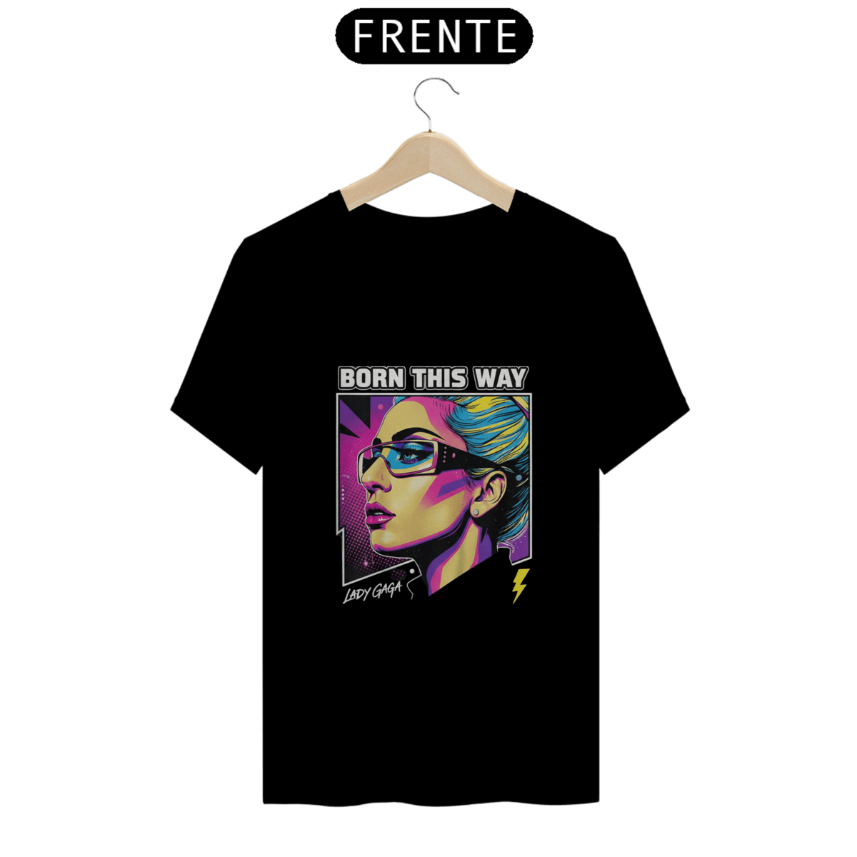 Nome do produto: LADY GAGA - CAMISETA