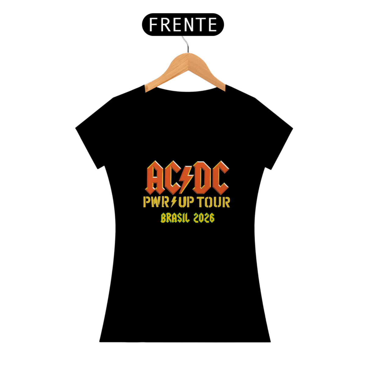Nome do produto: AC/DC - BABY LOOK