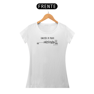 Nome do produto Camiseta Feminina Branca - Concepção do Projeto