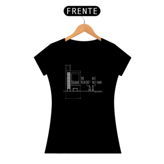 Nome do produto Camiseta Feminina Preta - Que realque!