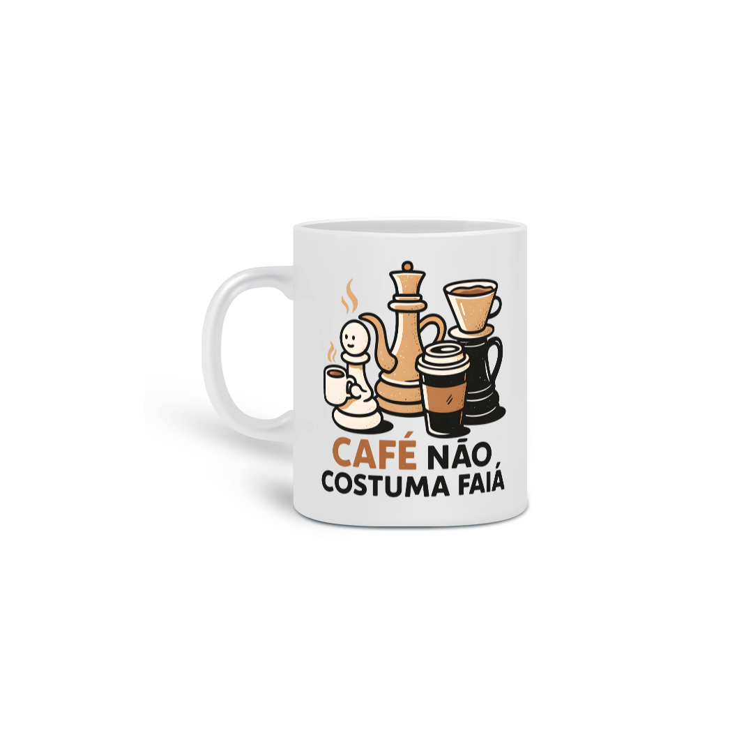 Nome do produto: Café não Costuma Faiá