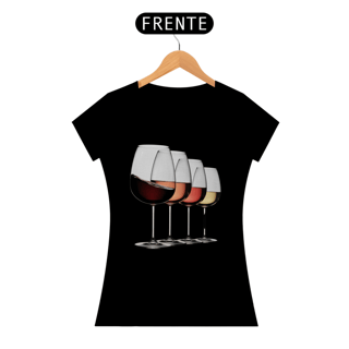 Nome do produto Camiseta Feminina para quem aprecia um bom vinho e um estilo único! 
