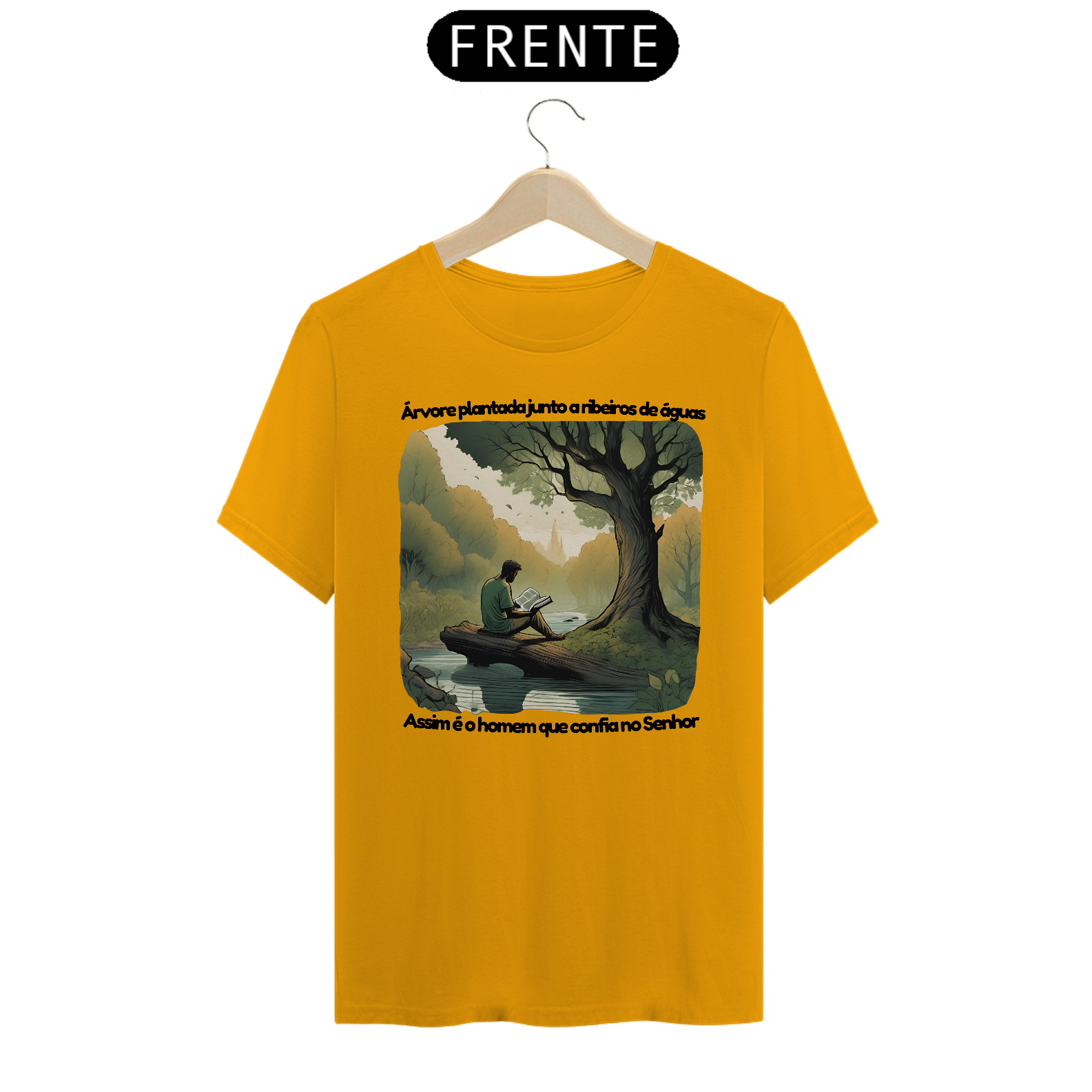Camiseta Salmos 1 - Árvore plantada junto a ribeiros de águas