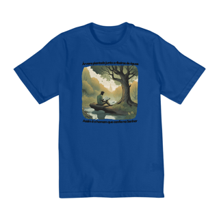 Nome do produto Camiseta Infantil (2 a 8 anos) Salmos 1 - Árvore plantada junto a ribeiros de águas