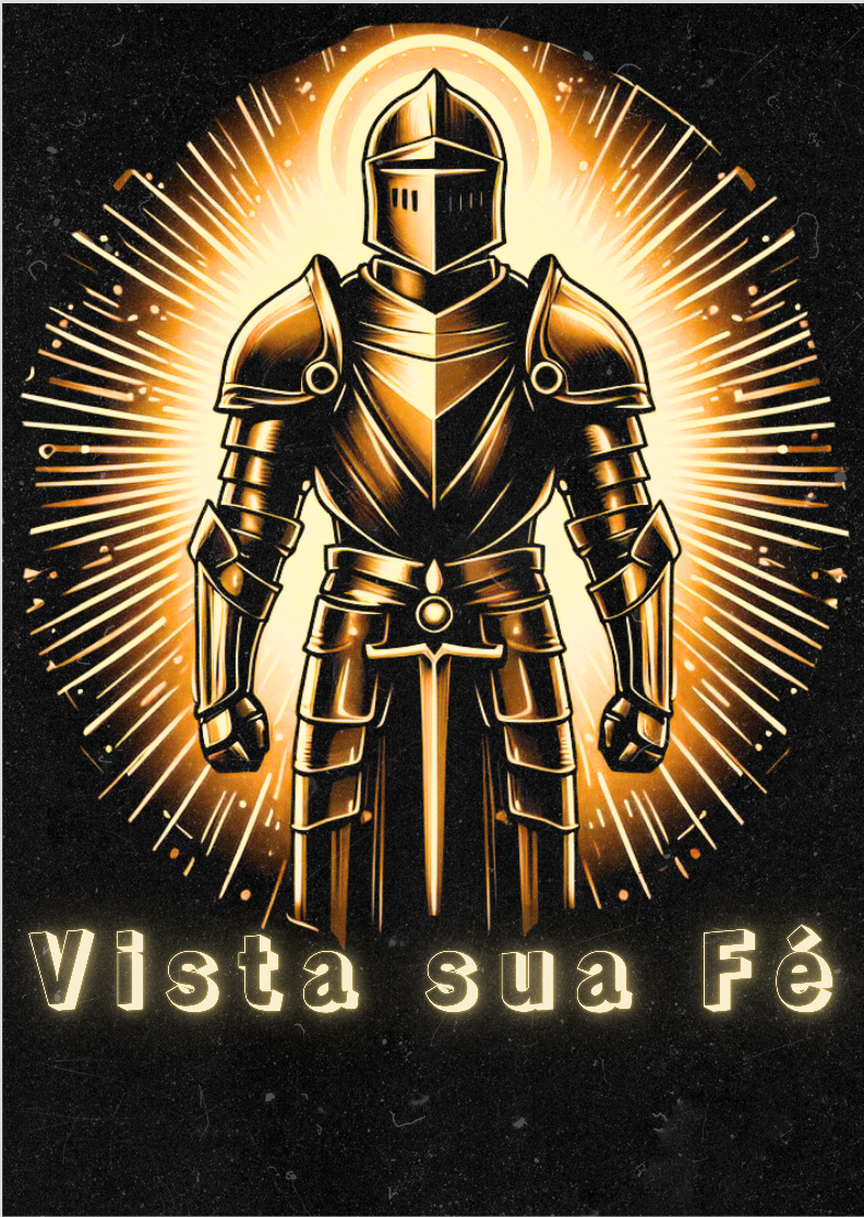 Poster Retrato Armadura de Deus - Vista sua Fé