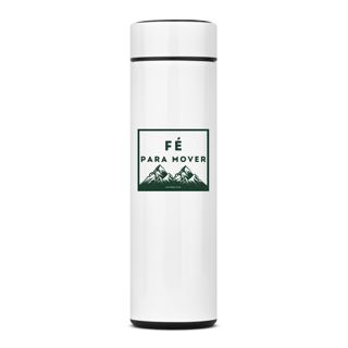 Nome do produto Garrafa Térmica Fé para mover Montanhas