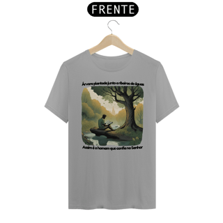Nome do produto Camiseta Salmos 1 - Árvore plantada junto a ribeiros de águas