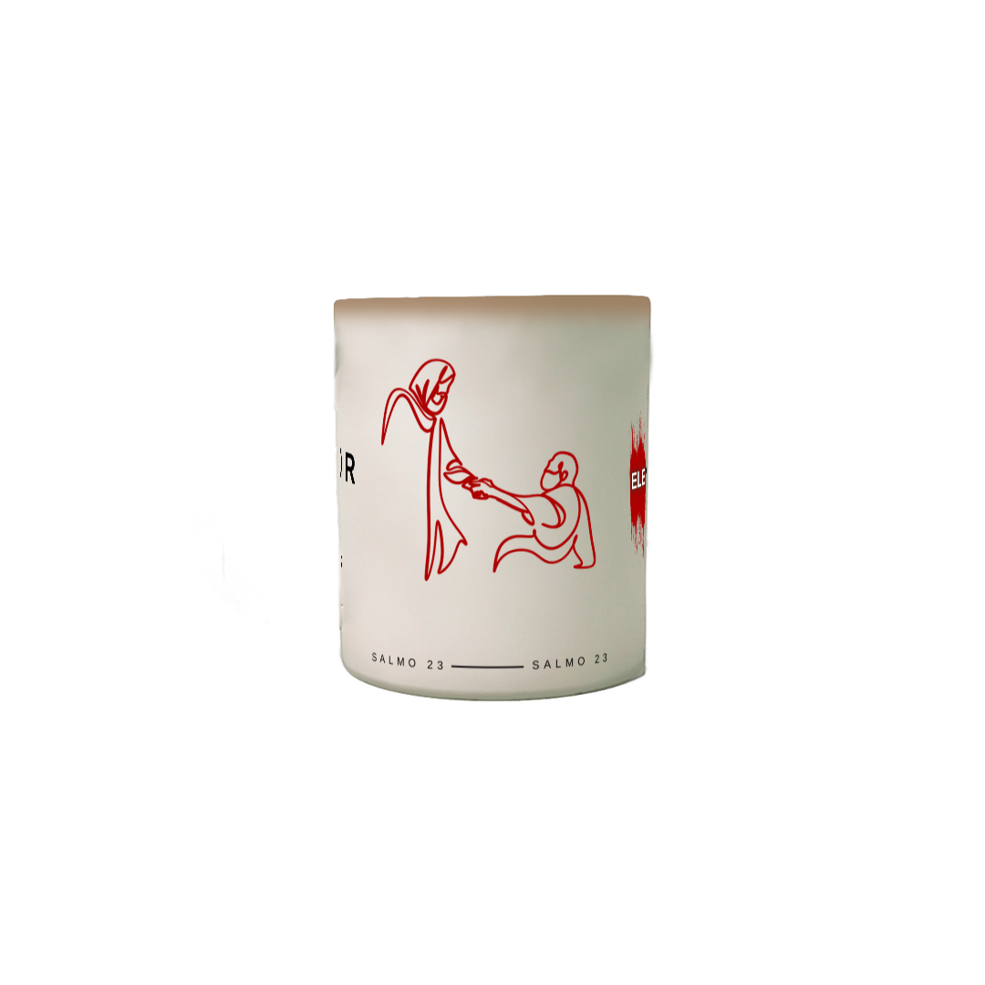 Nome do produto: Caneca Mágica O Senhor é meu Pastor - Ele não me Faltará