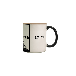 Nome do produto Caneca Mágica Fé para mover Montanhas
