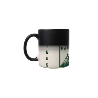 Nome do produto Caneca Mágica Fé para mover Montanhas - Letras Verdes