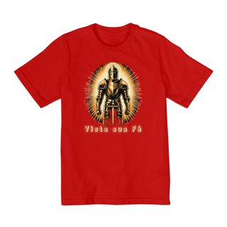 Camiseta Infantil (10 a 14 anos) Armadura de Deus - Vista sua Fé