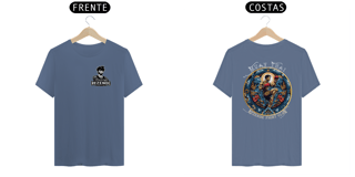 Nome do produto Blue Fighter (Tecido Estonado + Escrita Branca)