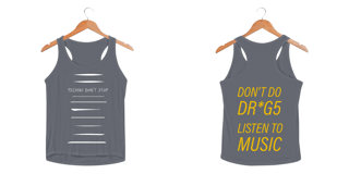 Nome do produto Techno Don't Stop - Don't do DR*G5 Listen do Music