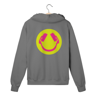 Nome do produto Head Smile  - DJU Skull - Moleton com Ziper