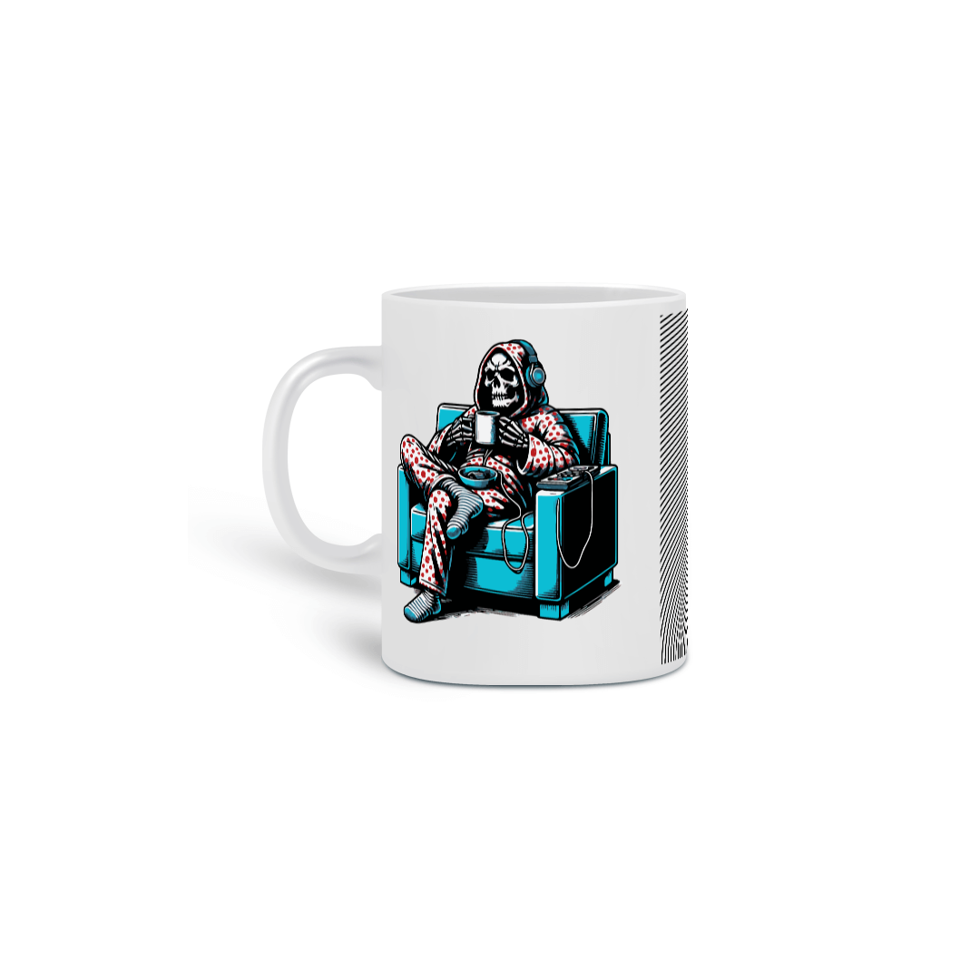 Nome do produto: Caneca Psychedelic Obsession - DJU Skull