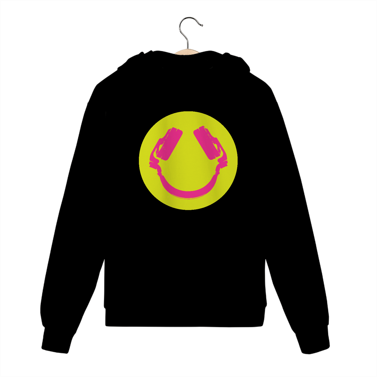 Nome do produto: Head Smile  - DJU Skull - Moleton com Ziper