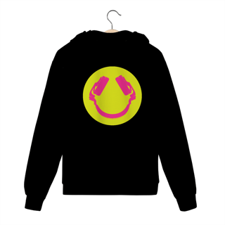 Nome do produto Head Smile  - DJU Skull - Moleton com Ziper