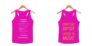 Nome do produto Techno Don't Stop - Don't do DR*G5 Listen do Music