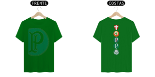 Nome do produto T-SHIRT PALMEIRAS ESCUDOS F/C