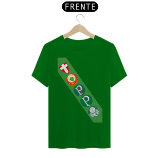 Nome do produto T-SHIRT PALMEIRAS ESCUDOS 