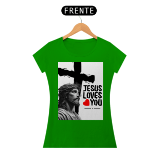 Nome do produto T-SHIRT JESUS CRISTO FEM