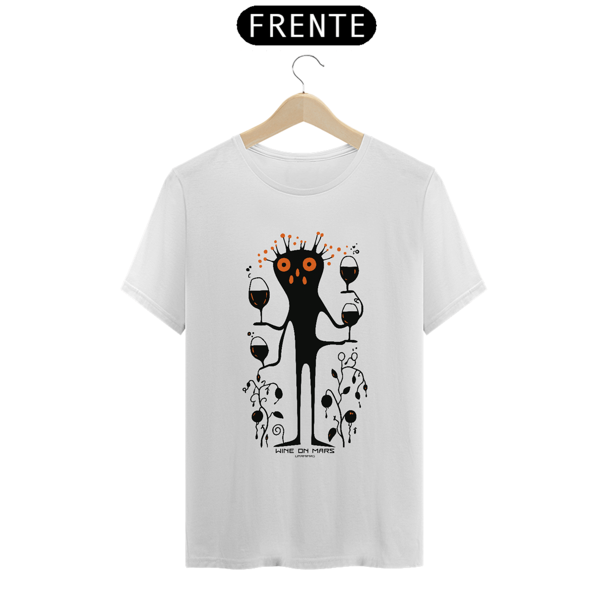Nome do produto: Camiseta Wine On Mars