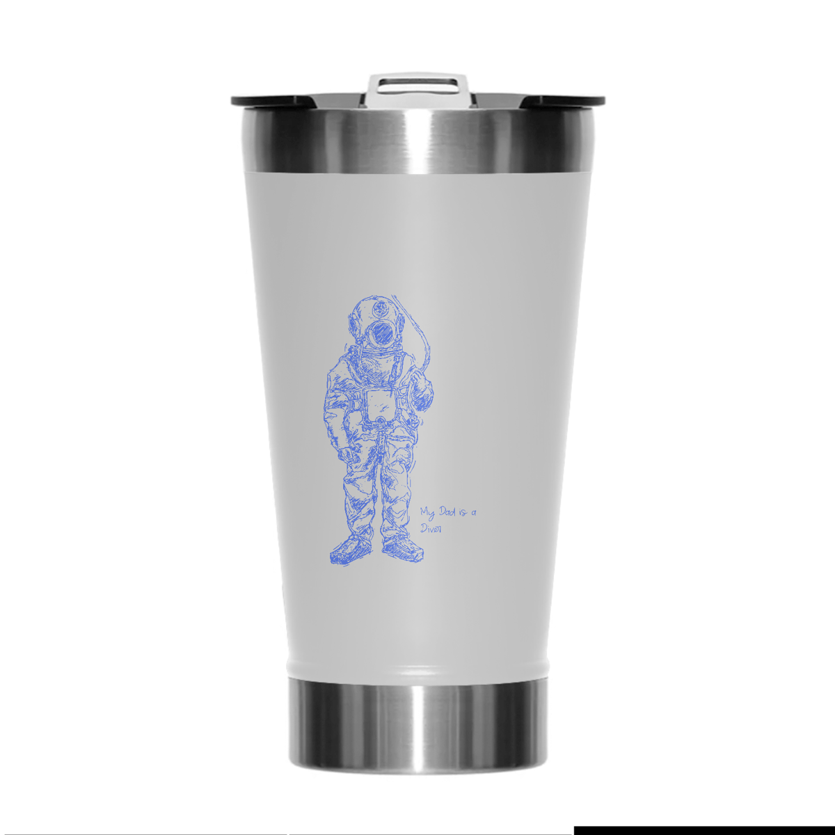 Nome do produto: Copo - My dad is Diver