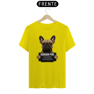 Nome do produto Bulldog Acusado | T-Shirt Quality