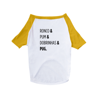 Nome do produto & Pug | T-Shirt Pet