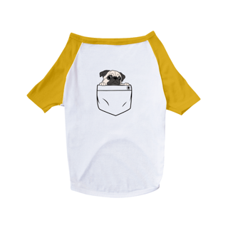 Nome do produto Pocket Pug | T-Shirt Pet