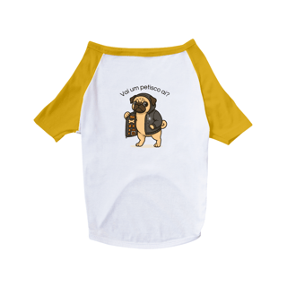 Nome do produto Vai um Petisco? | T-Shirt Pet