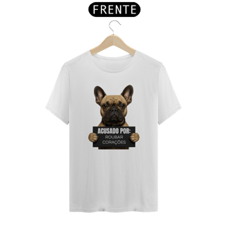 Nome do produto Bulldog Acusado | T-Shirt Quality