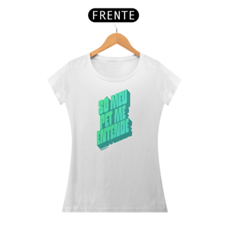 Nome do produto Só meu pet me entende | Feminino