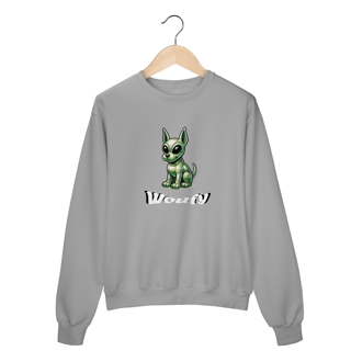 Nome do produto Alien Dog | Moletom Fechado
