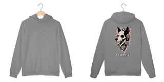 Nome do produto Flower Dog | Moletom Canguru