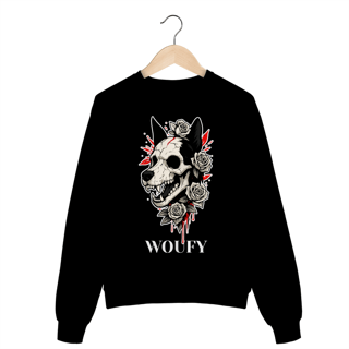 Nome do produto Flower Dog | Moletom Fechado