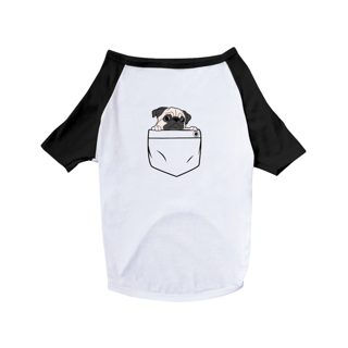 Nome do produto Pocket Pug | T-Shirt Pet