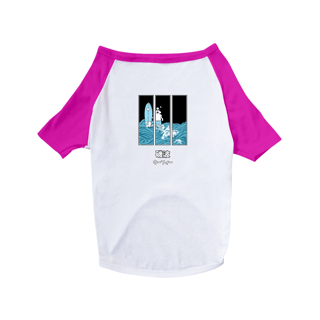 Nome do produto Surf Dog | T-Shirt Pet