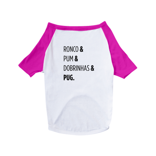 Nome do produto & Pug | T-Shirt Pet