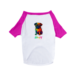 Nome do produto Pop Pug | T-Shirt Pet