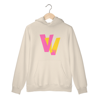 Nome do produto moletom vibe rosa e laranja