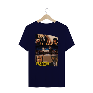 Nome do produtoT-Shirt Plus Size VI NA TELINHA - PULP FICTION