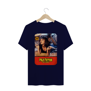 Nome do produtoT-Shirt Plus Size VI NA TELINHA - PULP FICTION